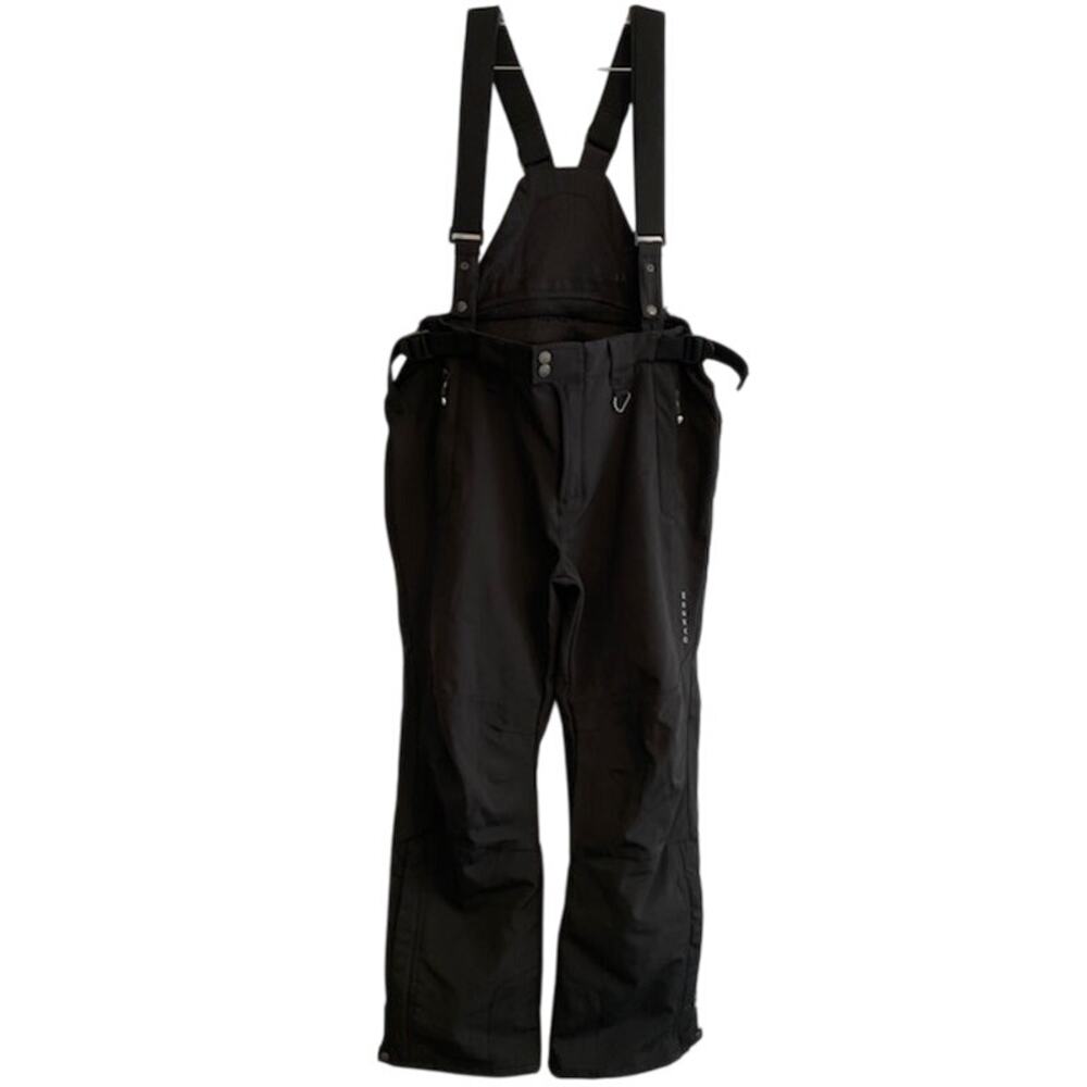 Dare2b men's snowboard ski snow bib pants in black.
